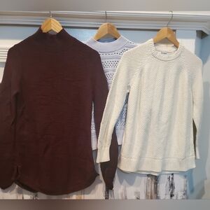 3 Women's Knit Sweater Bundle